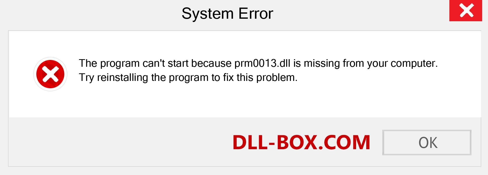  prm0013.dll file is missing?. Download for Windows 7, 8, 10 - Fix  prm0013 dll Missing Error on Windows, photos, images